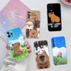 Cartoon  Capybara Case for Motorola G10 G20 G04 E30 E40 E22 E20 E13 E15 G22 G23 G05 G75 G35 G55 E22S E7 G6 G7 G8 G9 Plus Power Play
