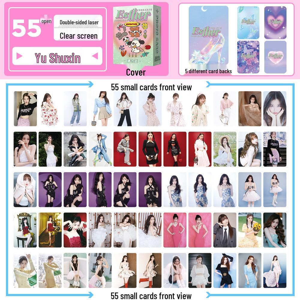 Official (G)I-DLE Photo Card Set: Song Yuqi, Cho Miyeon, and Ye Shuhua Lomo Cards - Female Group Merchandise Album