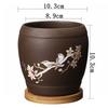 Vaso da Fiori Succulente Sabbia Viola Applicata Vecchia Pila Vaso Ceramico Creativo Vaso Ceramico Traspirante Retrò Vaso per Piante Grasse