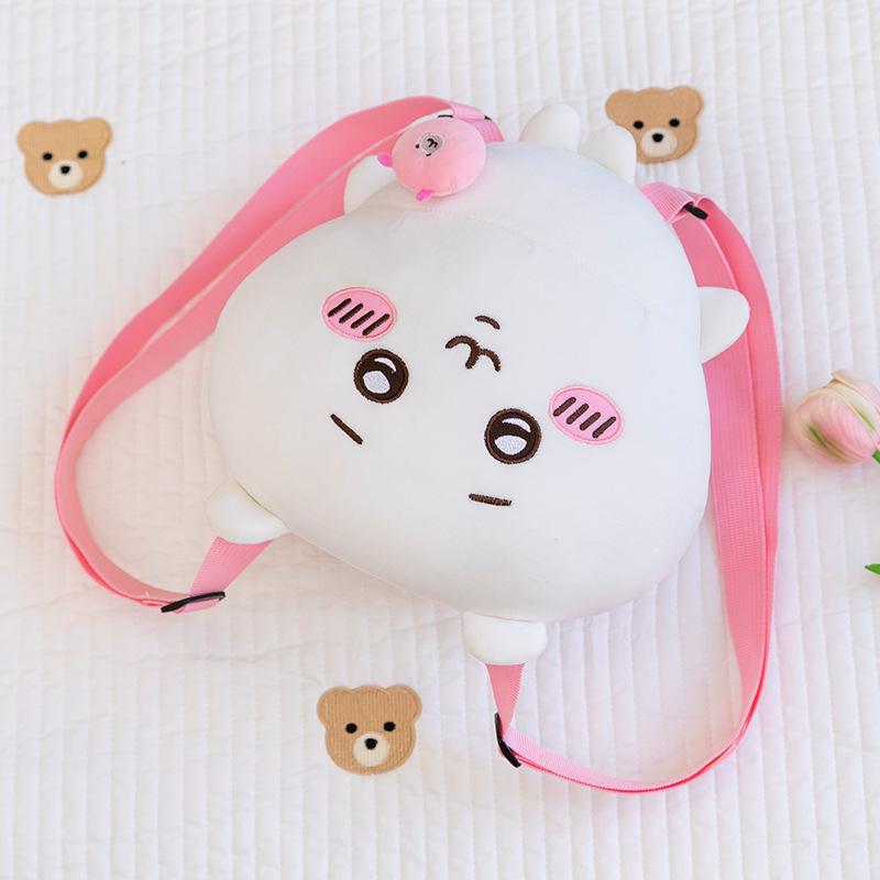 New Xiaobaji Yiwusachi Backpack Children's Schoolbag Girls Mobile Phone Bag Plush Toy Doll