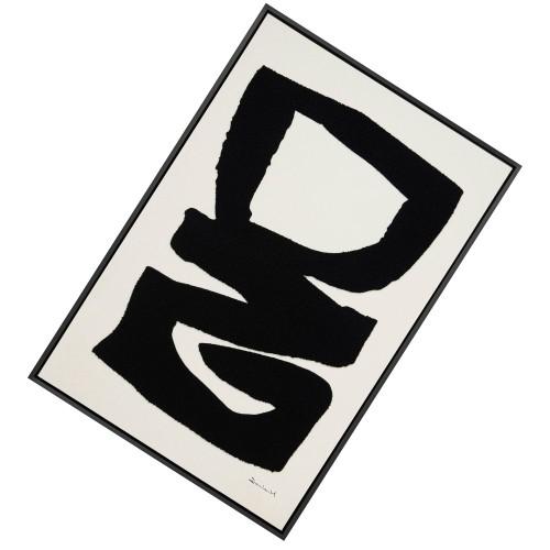 Dan Hobday Abstract I Wooden Framed Plaque