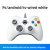 Applicable to for 360 PC TV Steam Multi-Platform Compatible Wired Gamepad with Linear Trigger 360 Handle