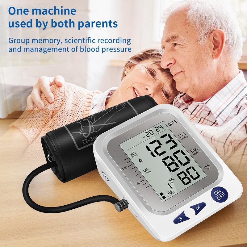 Overarmsblodtrykksmåler Husholdningsblodtrykksmåler Pulsnøytralt medisinsk blodtrykksmåleinstrument