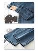 Retro Blue High-Waist Slimming Flared Jeans for Women - Spring 2025 Collection, Popular, Micro-Flared, Versatile.
