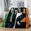 U2 Rock Bang Bono 3D-Druckdecke, Weiche Überwurfdecke für Zuhause Schlafzimmer Bett Sofa Picknick Reisen Büro Ruhe Decke Kinder