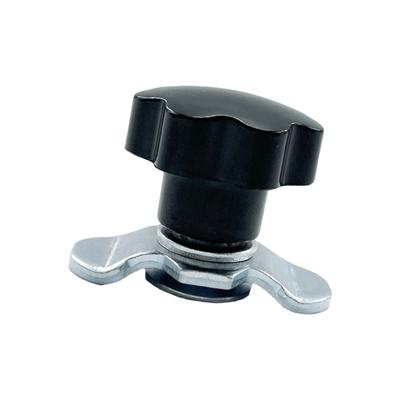 Schnellmontage 8mm Gewindeverbinder L-Schienenbolzen Gewindeschienenbeschlag Kunststoffgriffknopf Spannmutter Schraubgriff