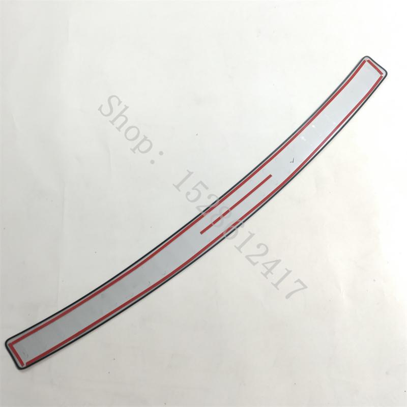 For VW/Volkswagen Sharan 2012~ Car Accessories Stainless Steel Car Door Rear Bumper Protector Sill Trunk Tread Plate Trim