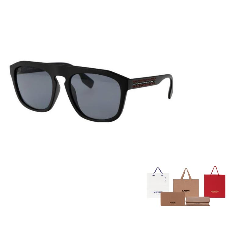 

Burberry side logo Acetate butterfly sunglasses Men s Black 57 чёрный