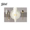 Heat-resistant Table Mats Simple Waterproof Heat for Resistant PVC Placemats Dining Anti-scalding Washable Kitchen Tableware Eco-friendly