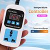 AC 110-220V 10A EU Plug Temperature Humidity Controller Socket Digital Thermostat  Regulator Smart Controller with NTC Sensor Digital