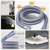 Leakproof Foldable RV Sewer Pipe Kit 3 4 5m Caravan Hose with Adjustable Adapter Clamp Odor Resistant Waste Water Disposal