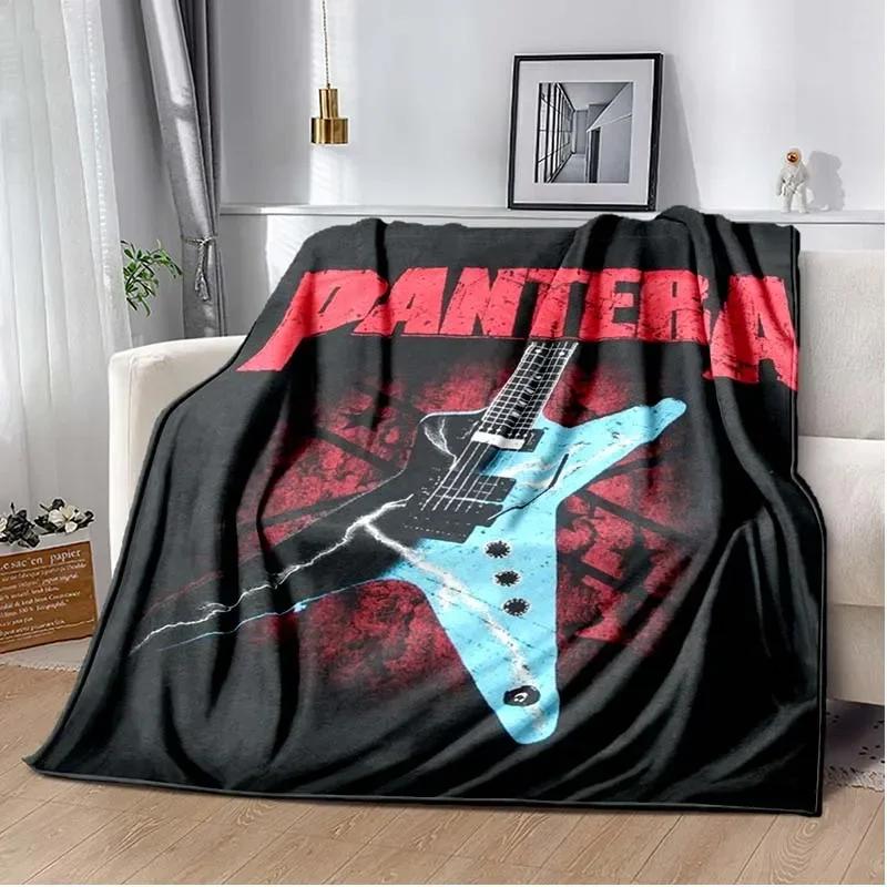 Κουβέρτα US Pantera Band Πόστερ Dimebag Darrell Τυπωμένη, για Σαλόνι, υπνοδωμάτιο, σπίτι, αυτοκίνητο, γραφείο, Δώρο για φίλο, εσύ Αγαπάς