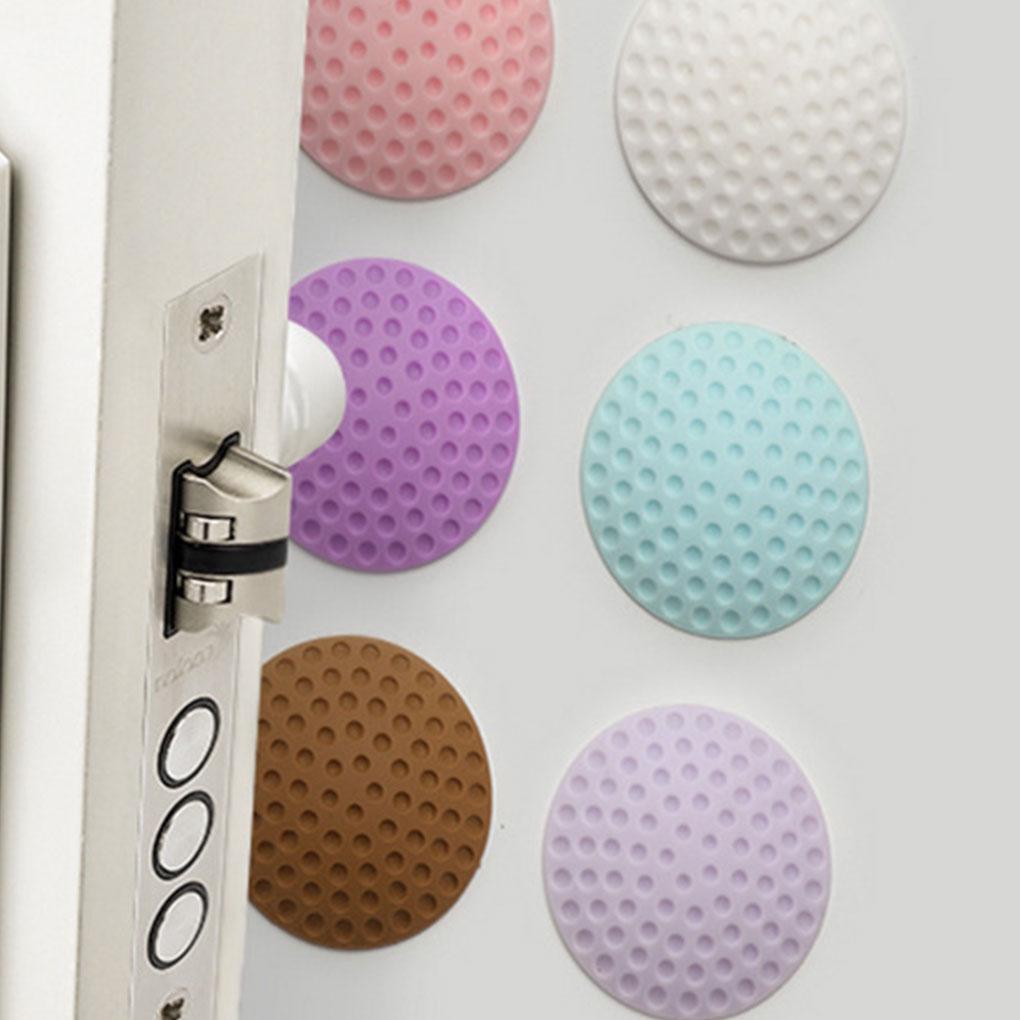 4pcs Water Resistent Wall Protectors Self Adhesive Door Handle Bumper Guard