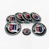 7-piece Set Is Suitable for BMW Group's Front and Rear Logo 82/74mm 45mm Steering Wheel 56/68mm Hubcap Replacement Badge.