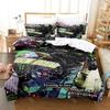 3D Print Bakemonogatari Bedding Set Single Twin Full Queen King Size Bed Set Adult Kid Bedroom Duvetcover Sets Anime Bed Sheet