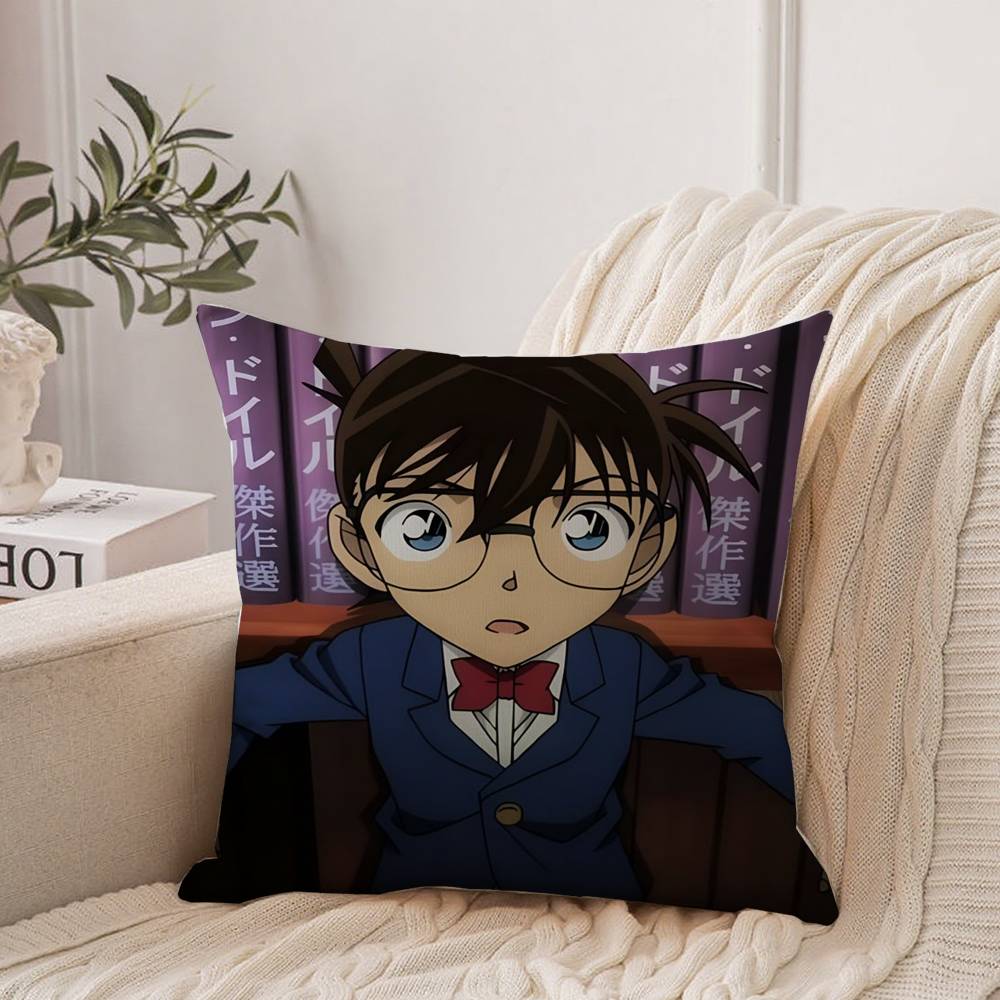 Detective Conan Pillow Case Home Decor Throw For Sofa Bed Car Room Decor Gift Idea