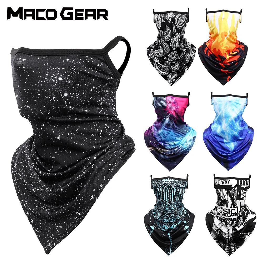 

Summer Hanging Ear Bandana Sport Triangle Scarf Cycling Skiing Riding Hike Hunting Bike Running Breathable Face Mask Women Men