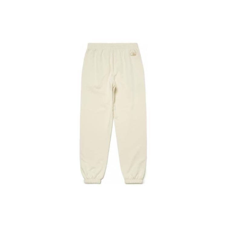 New MLB Knitted Sweatpants Women's Cream 3FPT00114-50CRS