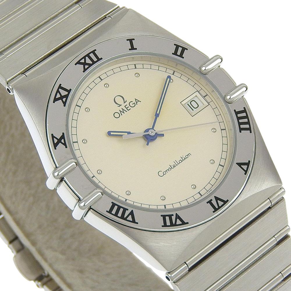 Omega Constellation Watches 396.1070 Cal.1438 SilverDial Stainless Steel Quartz Analog Display Unisex Used