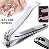 Splash Resistant Nail Clippers Stainless Steel Scissors For Nail Premium Sharp Sturdy Fingernail And Toenail Clipper Cutters New