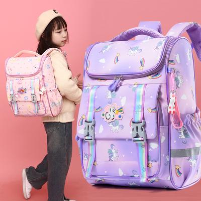 The New Schoolbag for Primary School Students Reduces the Burden and Protects the Spine, and the Large-capacity Space Backpack Is