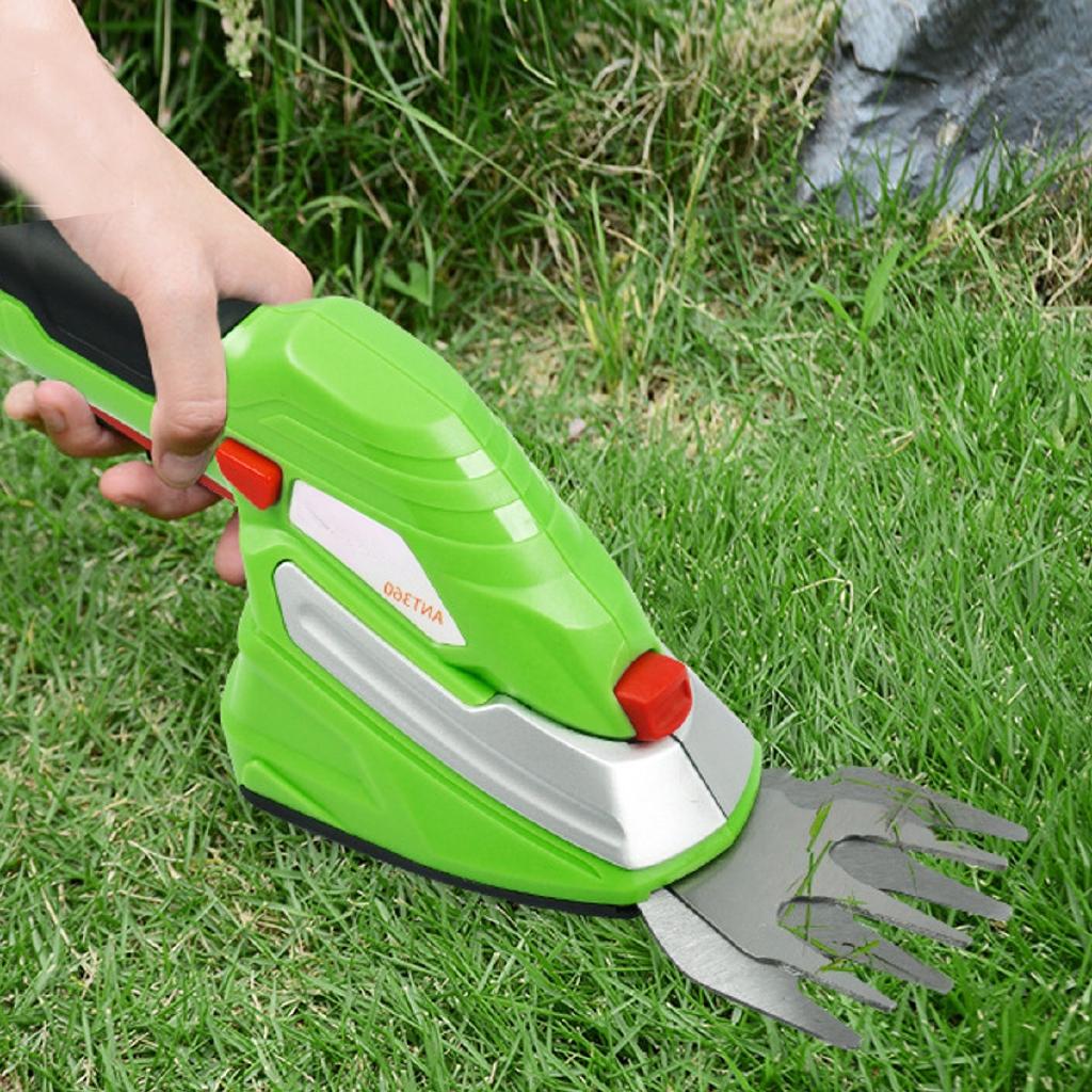 Portable Electric Lawn Mower Cordless Grass Shear Rechargeable Trimmer Pruning Shear Garden Power Tools Pruner Machine