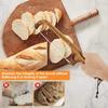 Sourdough Bread Knife Sturdy Bagel Cutter Convenient Wood Serrated Bread Slicer Versatile Wood Bread Bow Knife Ergonomic Bread