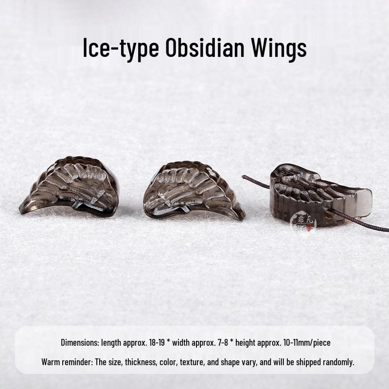 Black Obsidian Nine-Tailed Fox & Animal Charm DIY Bracelet Accessories