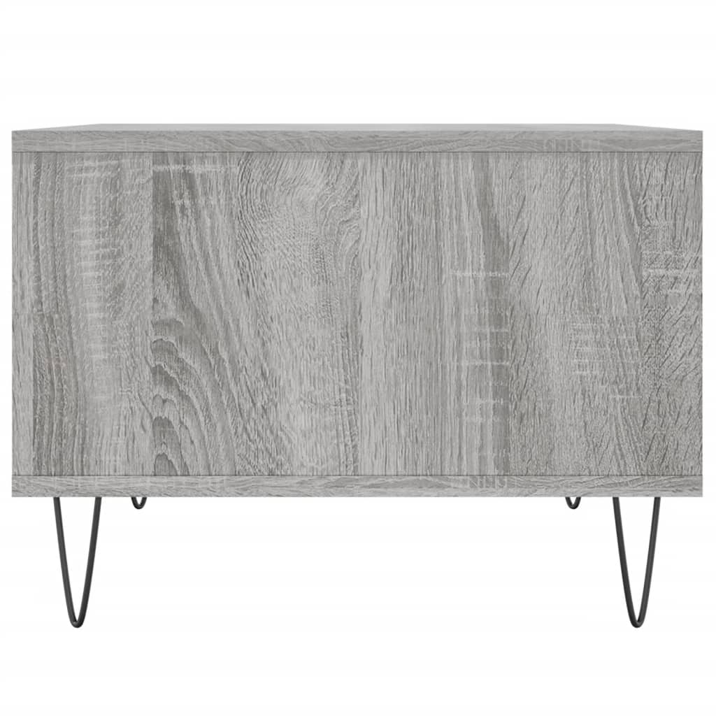 Coffee Table Gray Sonoma 60 x 50 x 36.5 cm Particleboard
