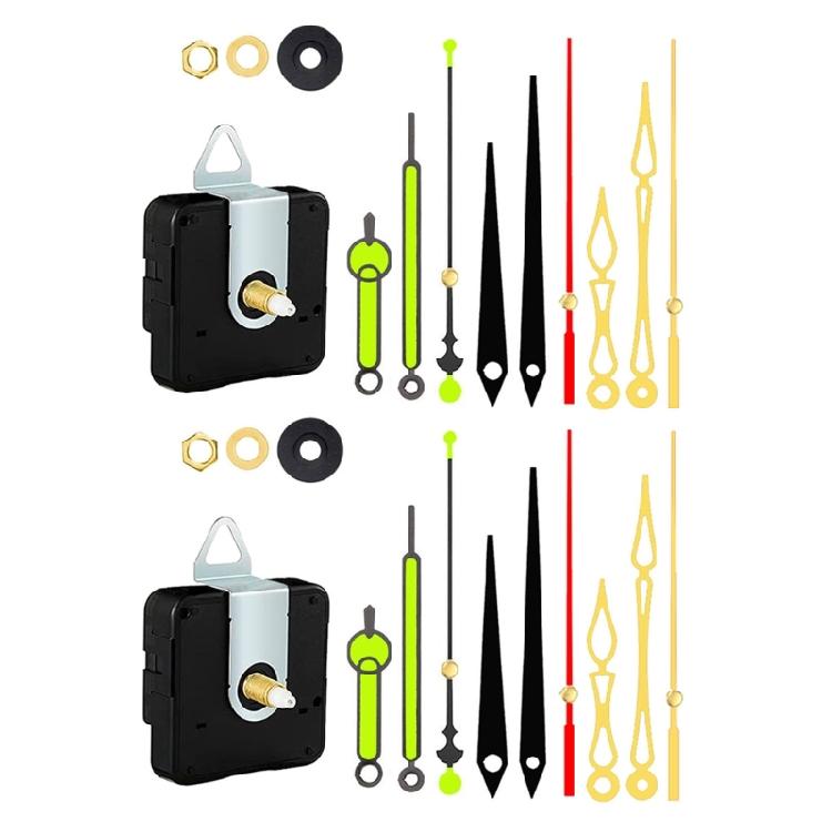 1/2Pcs High Torques Long Shafts Clock Movement Mechanism DIY Clock Repair Parts Replacement Clock Movement Parts Gift