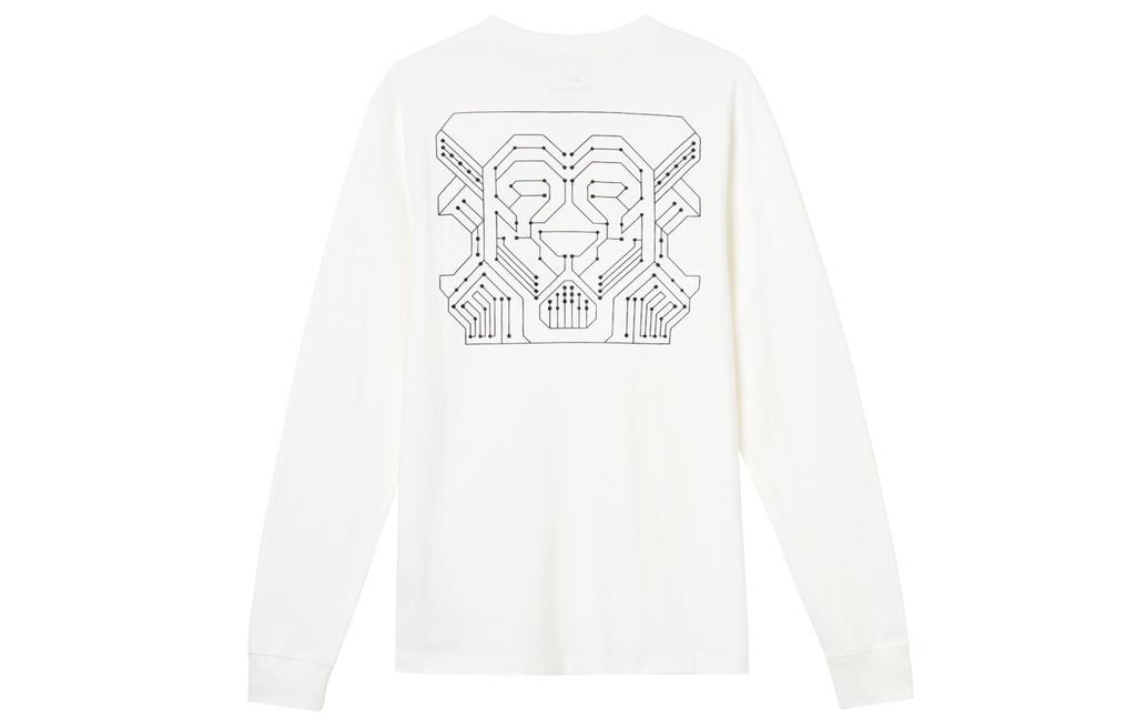 Nike T Shirts Men's White Crew Neck Moderate HF6192-100