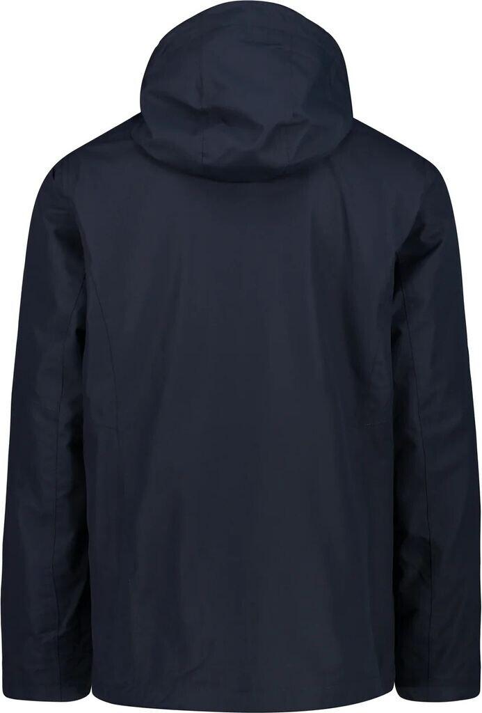 CMP Men's 3-in-1 Jacket Made of Taslan (33Z1577D) Black and Blue