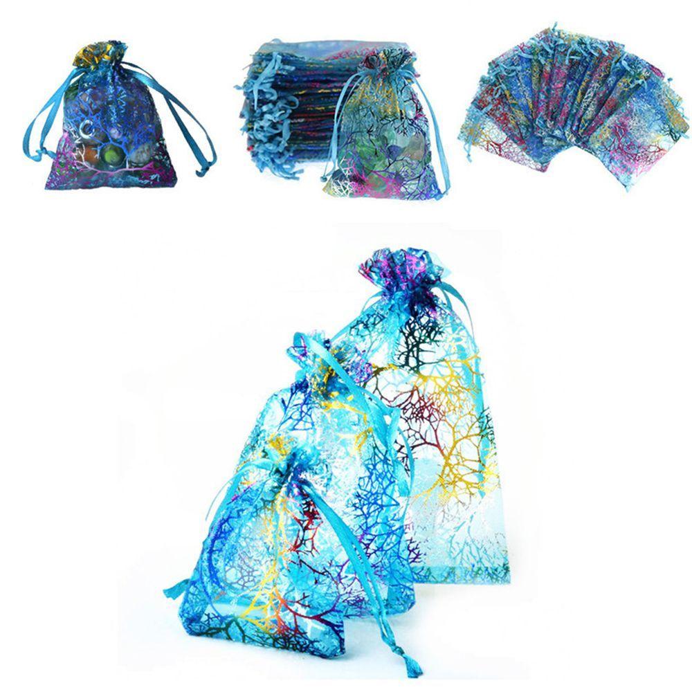

Fashion New Stunning Wedding Party Favor Candy Gift Bag Coralline Organza Jewelry Pouch