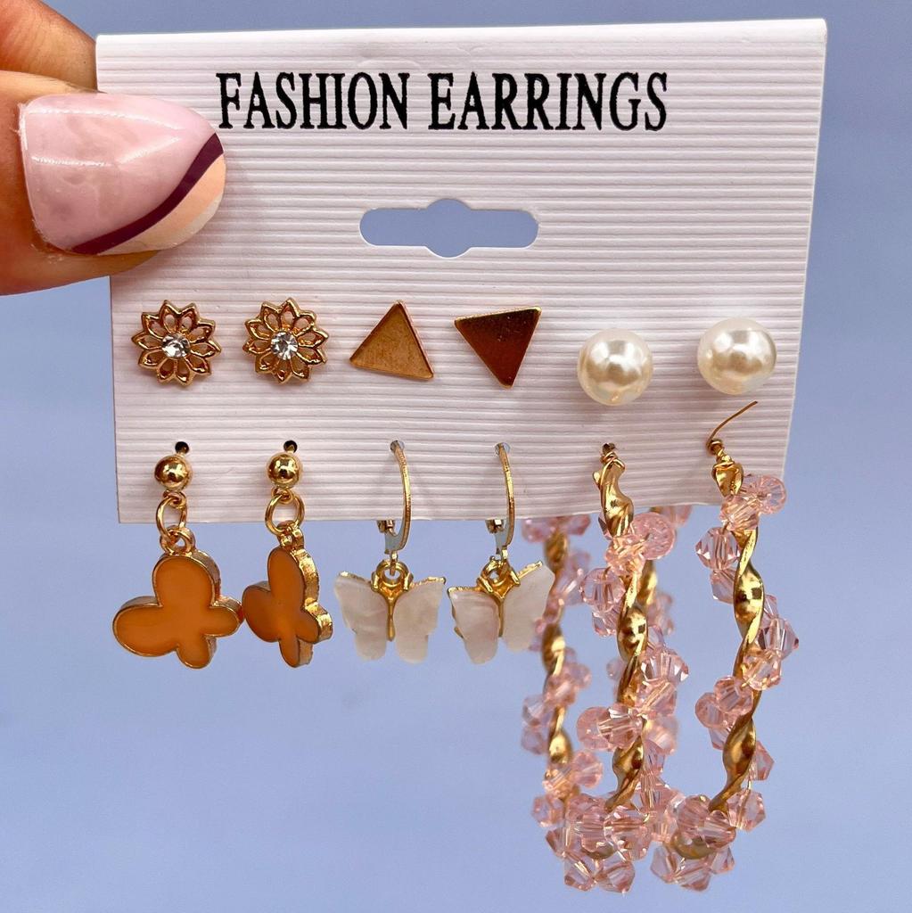 XP17 Perlenohrring-Set - Trendig und modisch