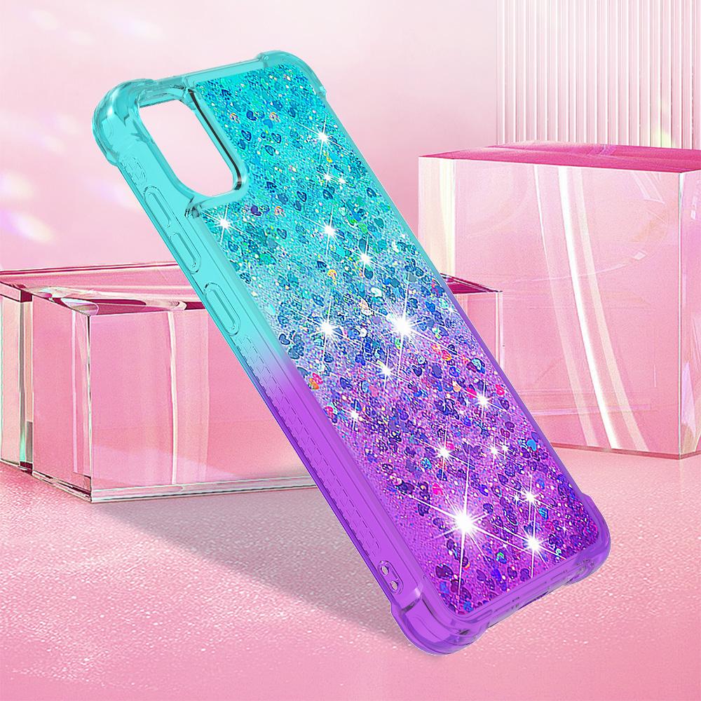 For Samsung Galaxy A05 4G TPU Case Gradient Quicksand Phone Back Cover