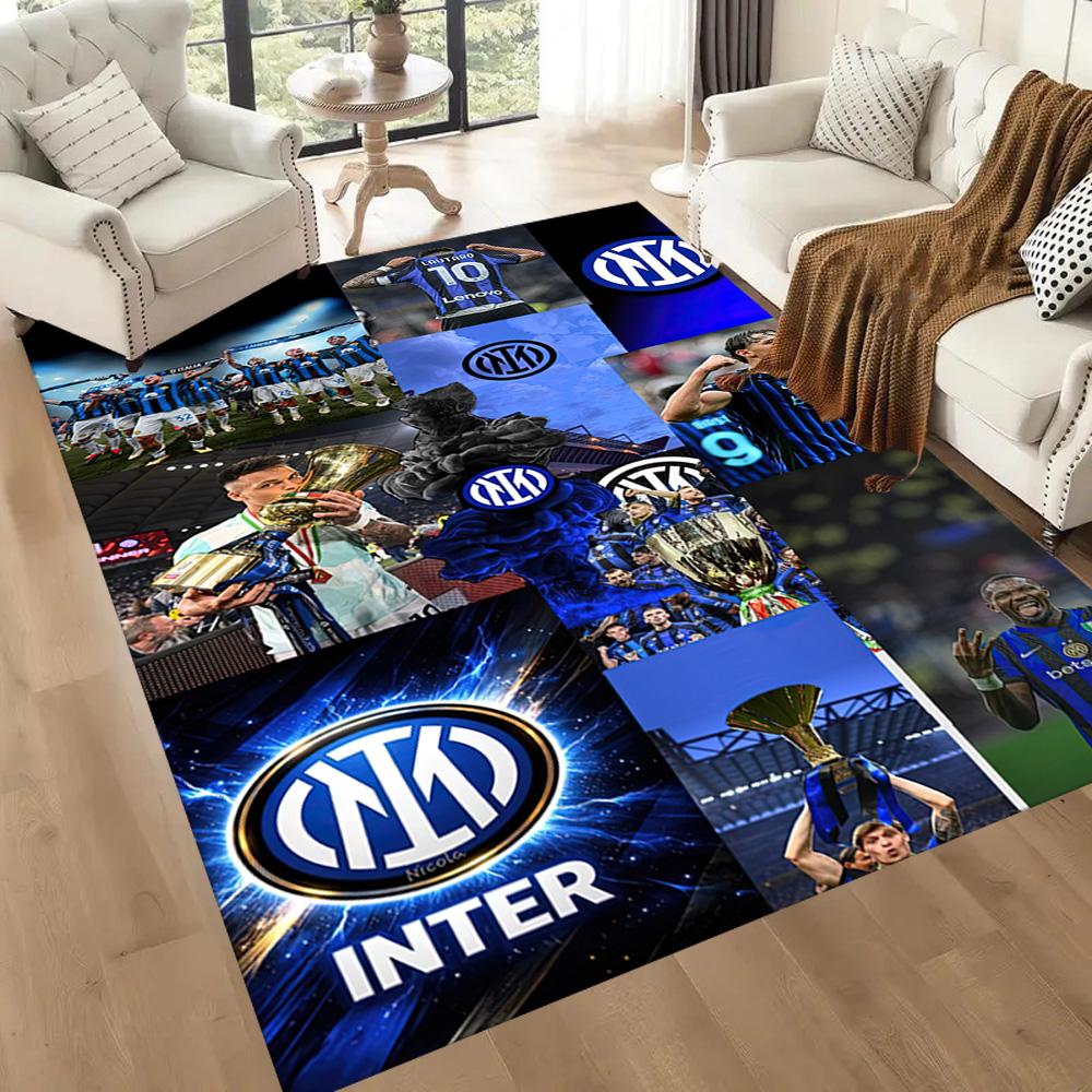 Inter Milan Carpet Perfect For Bedrooms Decorate Room Dining Room Kitchen Antislip Carpet Office Home Decor