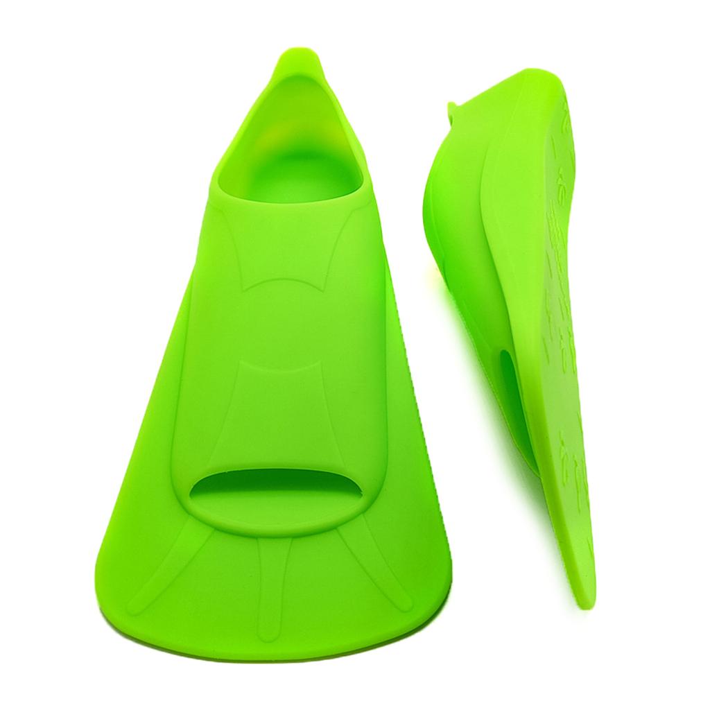 Silicone Swimming Training Fins Swim Flippers Travel Size Short Fins for Snorkeling Diving Pool Man Women Kid Travel