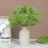 3PCS Plastic Artificial Oat Fruit Green Colorr Faux Oat Stems Green Plastic Flowers  Wedding Floral