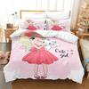 3D Digital Printing Three-Piece Kit Girls Room Bedding