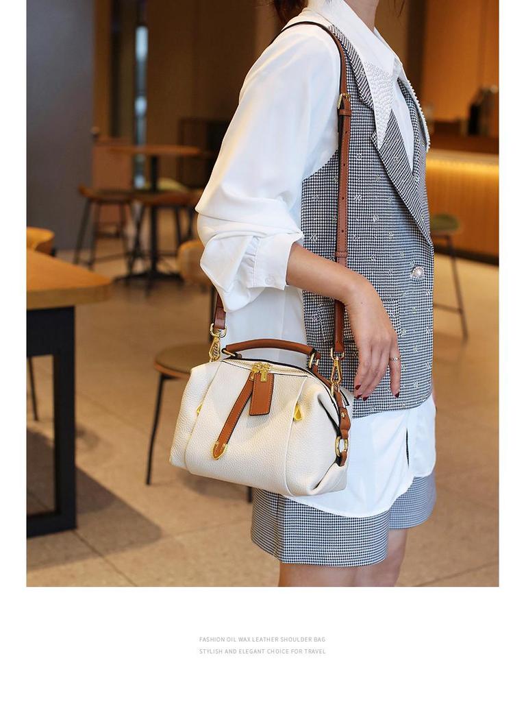 2023 Women's Genuine Soft Leather Crossbody Bag - Fashionable Single Shoulder Handbag