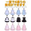 Pumpkin Parade Halloween Costume Set for Girls: Alice Dress 3-Piece Set (120cm-130cm) Black