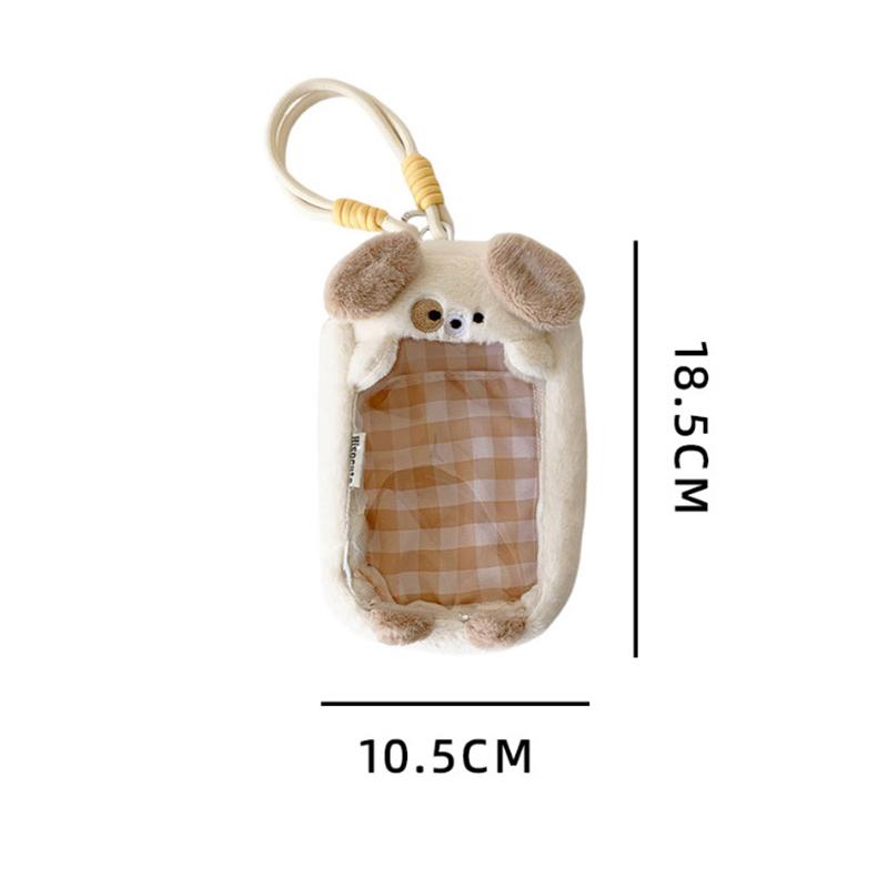 Plush Doll Carrier Case Cute Cartoon Display Schoolbag Pendant Ins Kawaii Hanging Storage Student Travel Out Display Bag