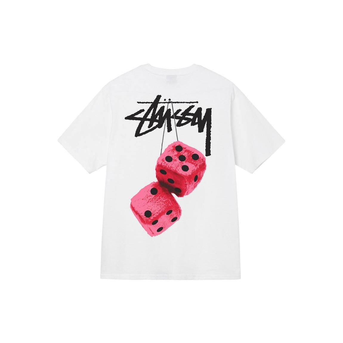 Stussy kauliņu logo apdrukas T-krekls 1904765