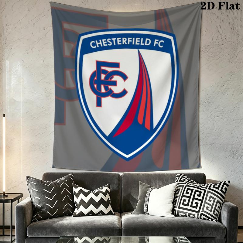 Chesterfield F.C Wall Tapestry Aesthetic Wall Hanging Printed Fabric Blanket Decorative Tapestries for Bedroom Living Room Home Decor