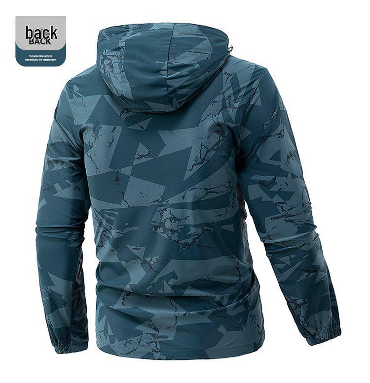 2026 Spring/Summer Men's UV Protection Lightweight Mountain-Style Skin Suit: Trendy, Wrinkle-Resistant, Outdoor Sun Protection Clothing