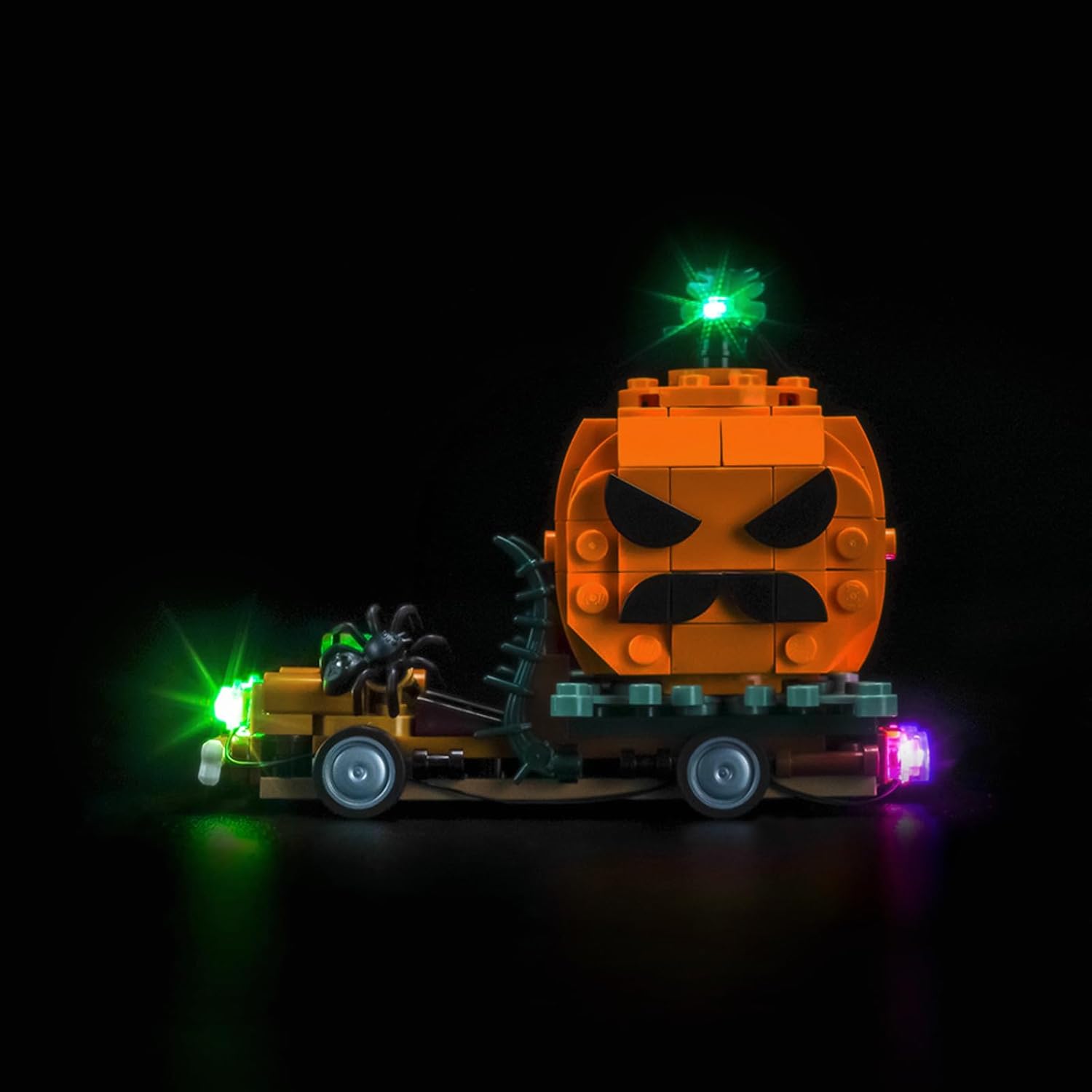 LED Lighting Compatible with Lego 40822 Jack-O -Lantern Pickup Truck, Light Kit Compatible with Lego Halloween 40822,NOT Included The Model Set -