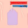 Color Adhesive Jewelry Hang Tags with String - Blank Paper Labels for Handwriting