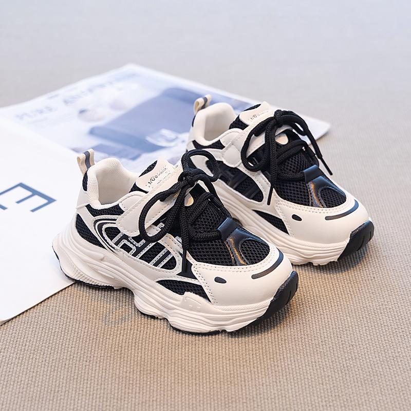 

Girls sports shoes 2025 new spring children s shoes mesh shoes spring and summer girls breathable dad shoes girls 37