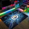 Manchester City Design Crystal Velvet Carpet Cozy Non?Slip Printed Rug For Bedroom Living Room Entrance