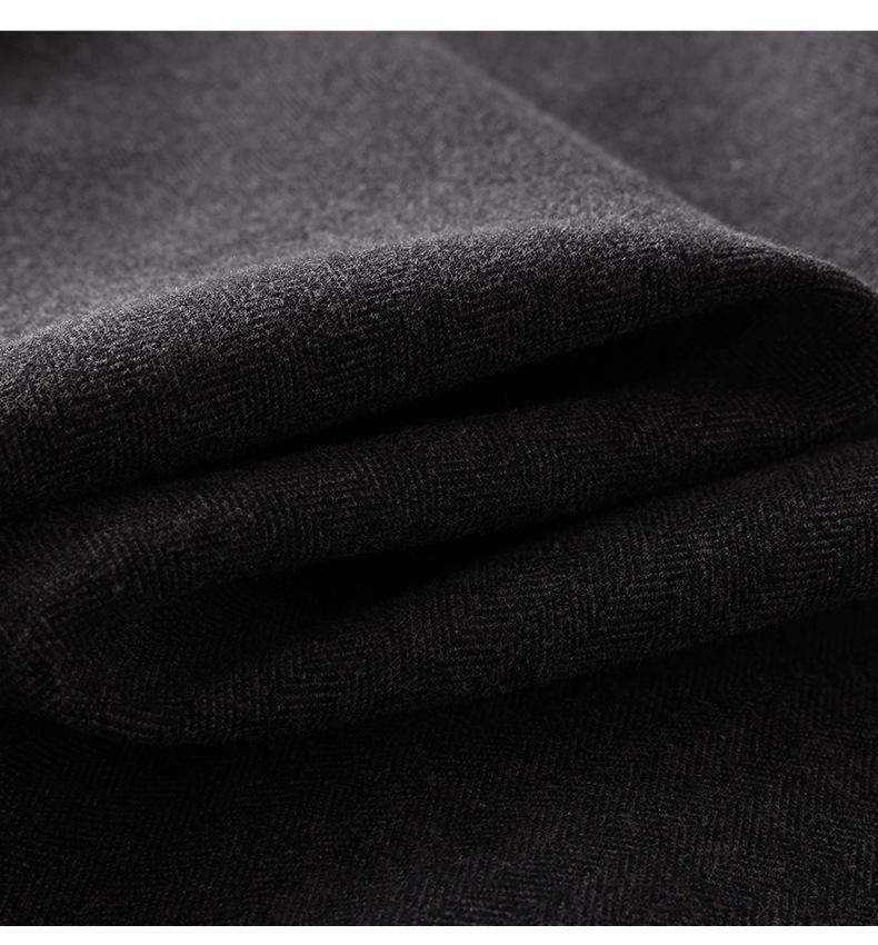 Elegant Women's Retro Mid-Length A-Line Skirt in Black-Gray for Autumn/Winter 2025